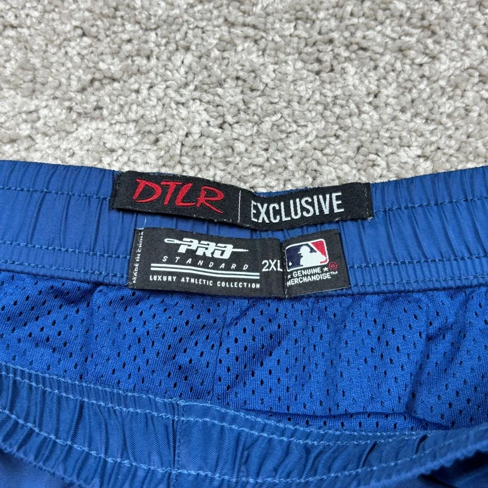 DTLR Pro Standard Los Angeles Dodgers 1988 World Series Shorts Blue Mens 2XL